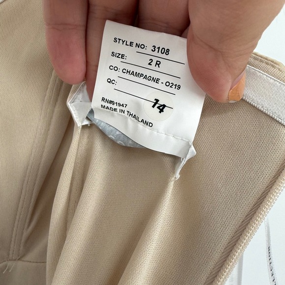 Dessy Collection Off-The-Shoulder Flounce Sleeve Empire Waist Gown With Slit - Picture 8 of 11